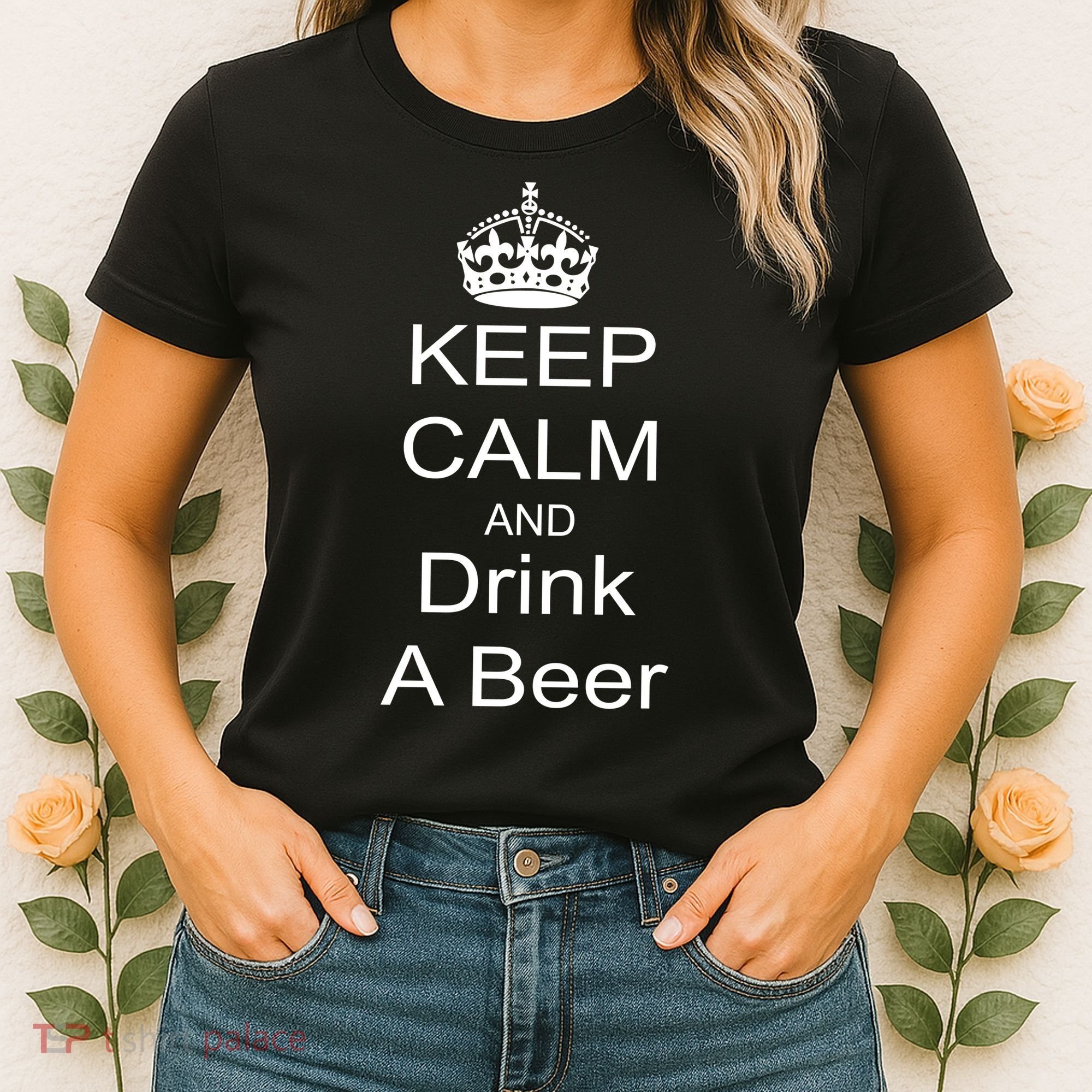 Keep Calm and Drink Beer Women's T-Shirt