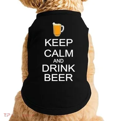 Keep Calm And Drink Beer Pitcher Doggie Tank