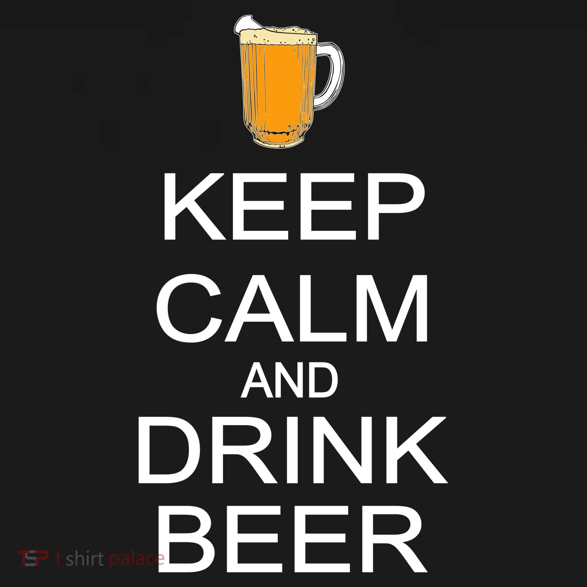 Keep Calm And Drink Beer Pitcher Doggie Tank