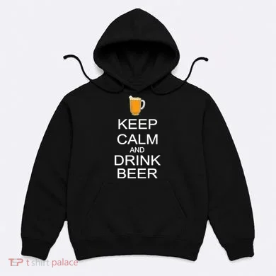 Keep Calm And Drink Beer Pitcher Hoodie