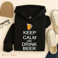 Keep Calm And Drink Beer Pitcher Hoodie thumb 4