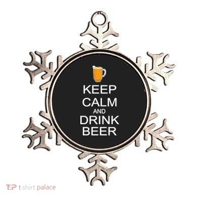Keep Calm And Drink Beer Pitcher Ornament