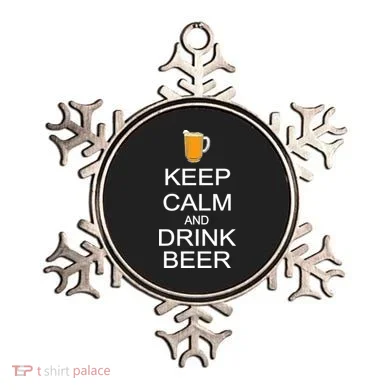 Keep Calm And Drink Beer Pitcher Ornament