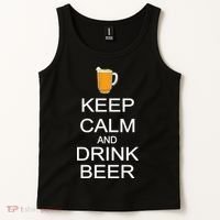 Keep Calm And Drink Beer Pitcher Tank Top thumb 2