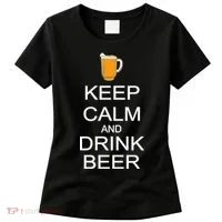 Keep Calm And Drink Beer Pitcher Women's T-Shirt thumb 0