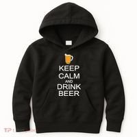 Keep Calm And Drink Beer Pitcher Kids Hoodie thumb 0