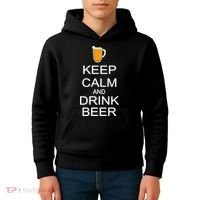 Keep Calm And Drink Beer Pitcher Kids Hoodie thumb 4