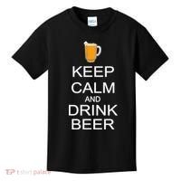 Keep Calm And Drink Beer Pitcher Kids T-Shirt thumb 0