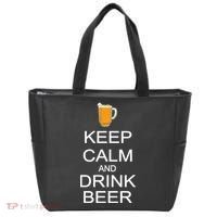 Keep Calm And Drink Beer Pitcher Tote Bag thumb 0