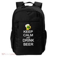 Keep Calm And Drink Beer St. Patrick's Day Backpack thumb 0