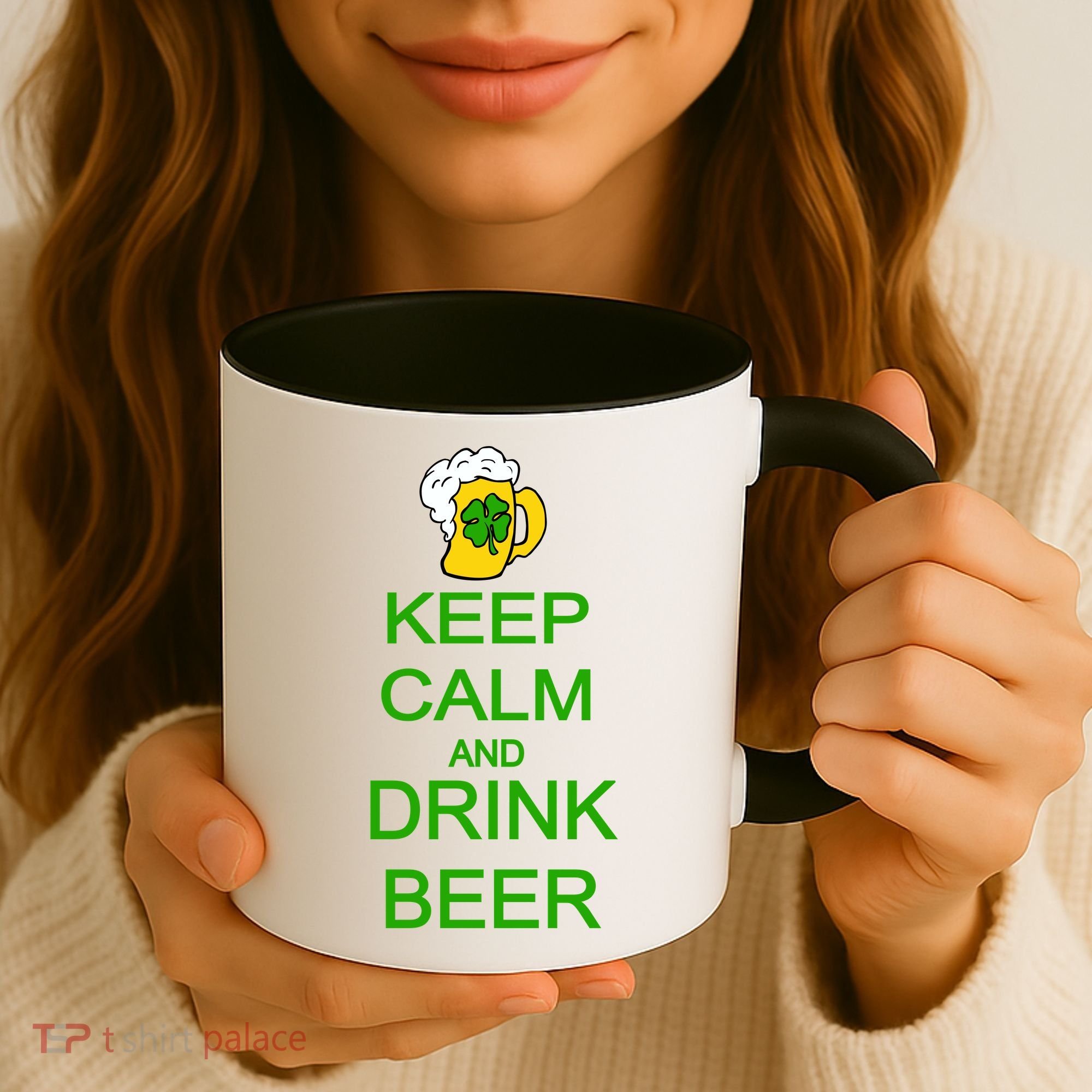 Keep Calm And Drink Beer St. Patrick's Day Coffee Mug