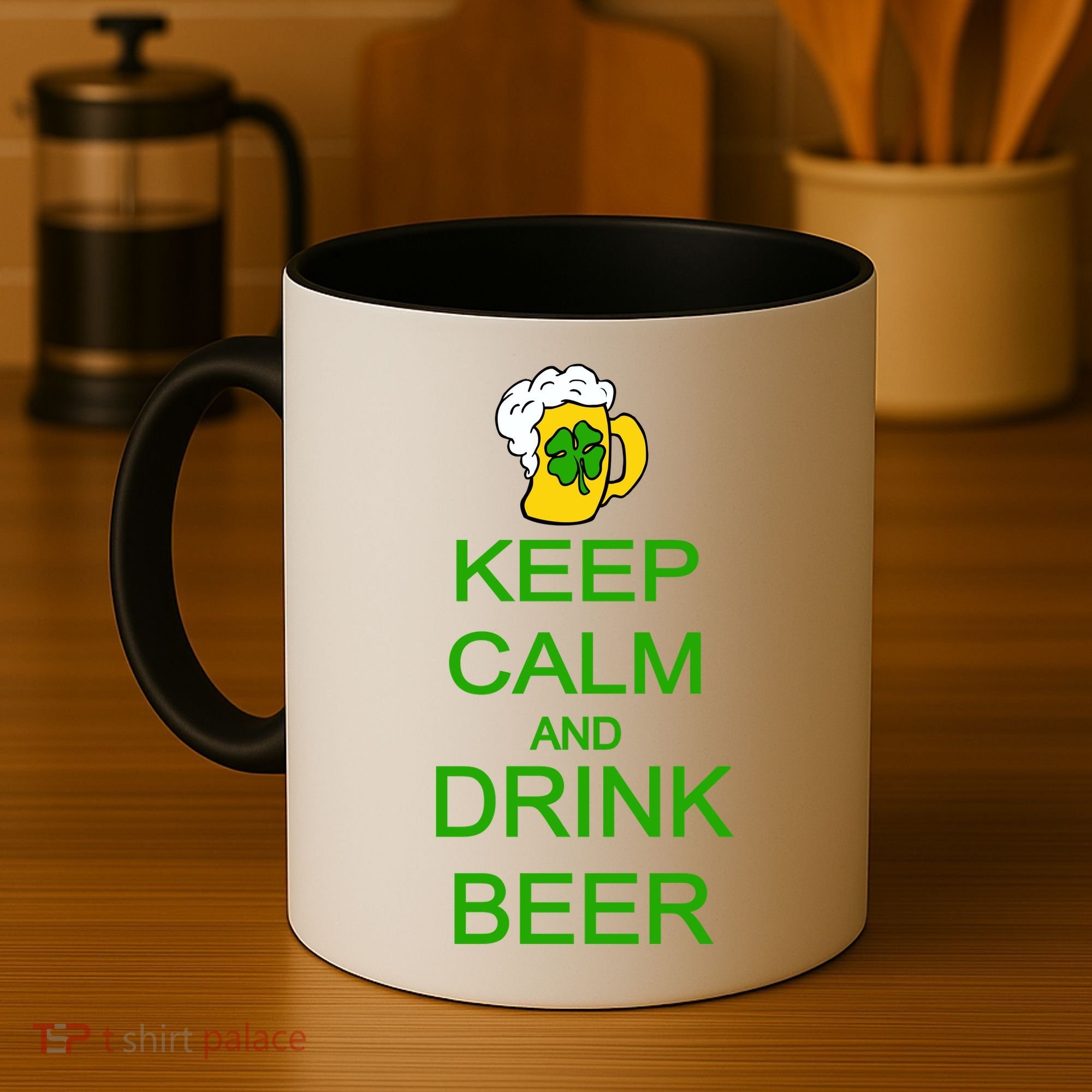 Keep Calm And Drink Beer St. Patrick's Day Coffee Mug