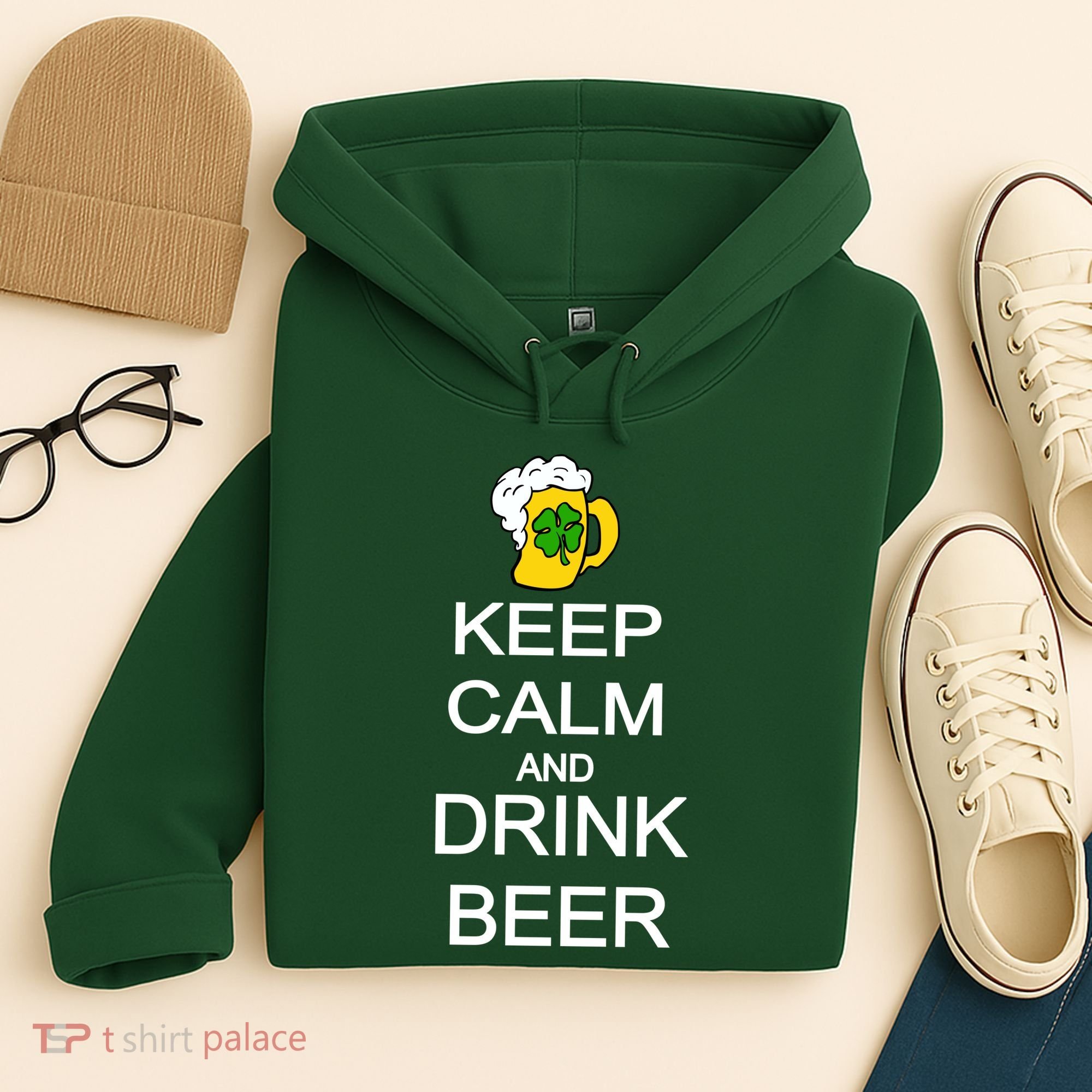 Keep Calm And Drink Beer St. Patrick's Day Hoodie