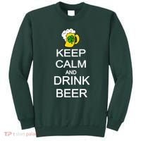 Keep Calm And Drink Beer St. Patrick's Day Sweatshirt thumb 0