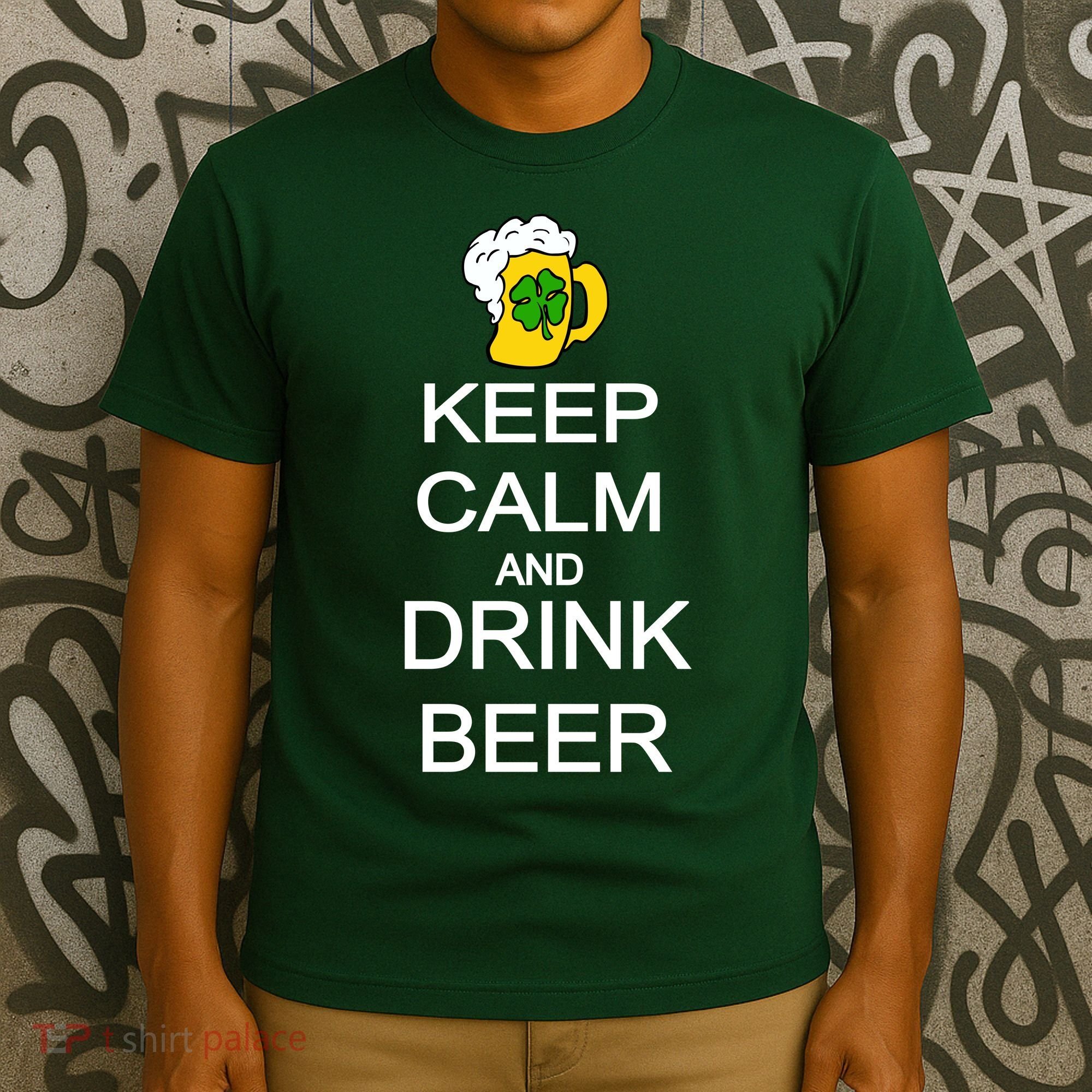 Keep Calm And Drink Beer St. Patrick's Day T-Shirt