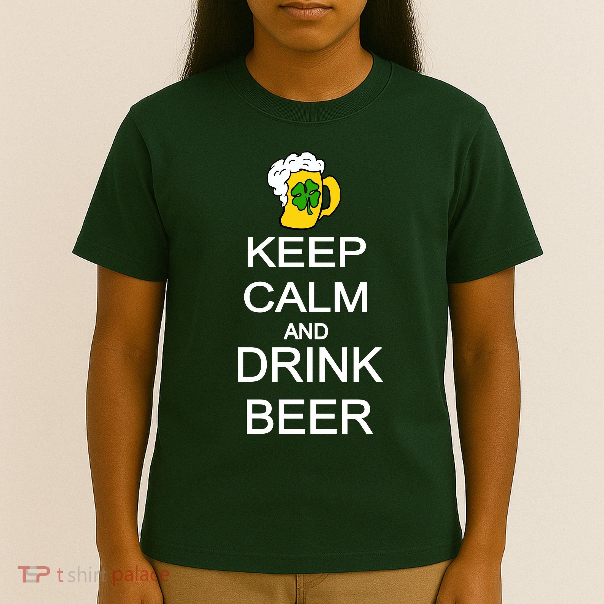Keep Calm And Drink Beer St. Patrick's Day T-Shirt