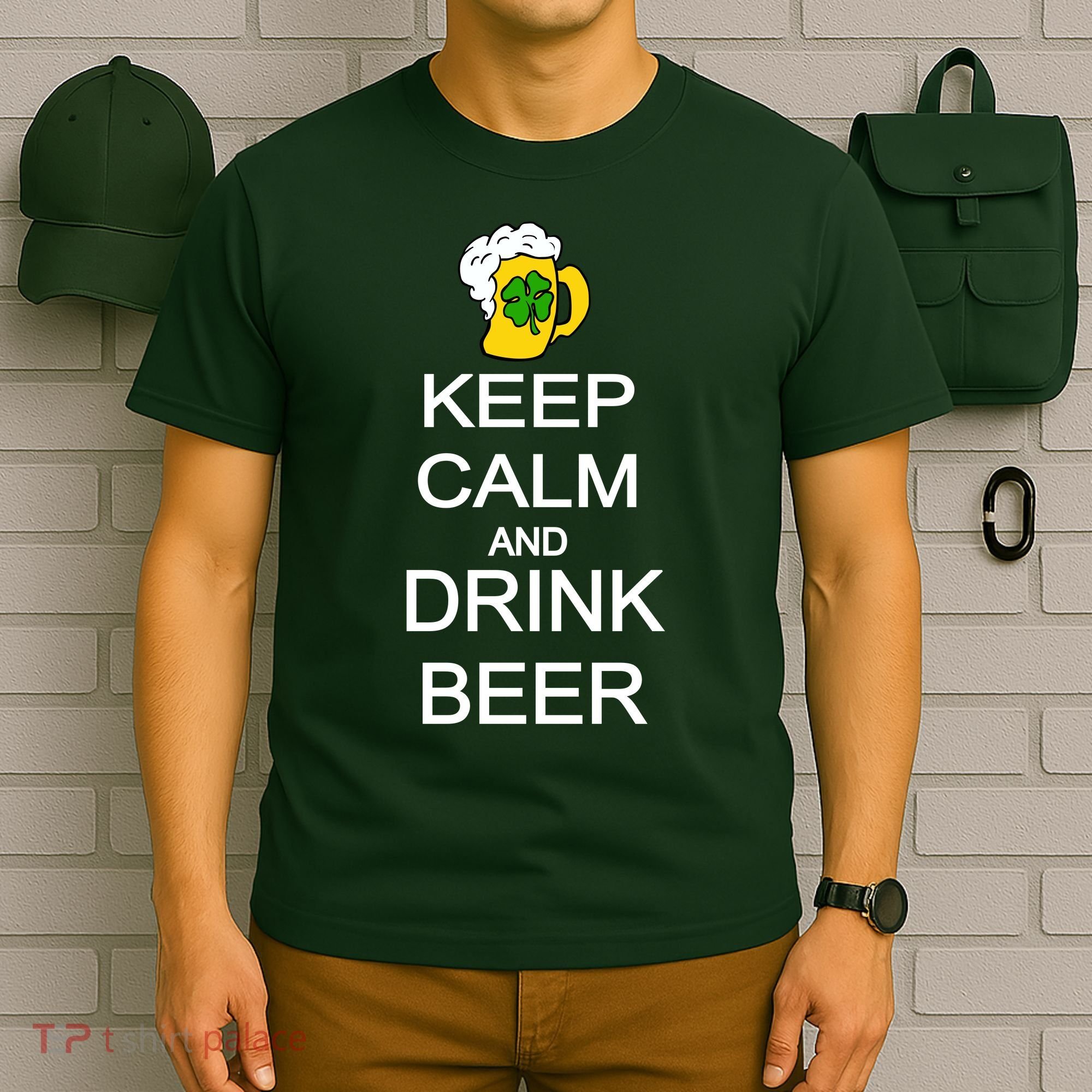 Keep Calm And Drink Beer St. Patrick's Day T-Shirt