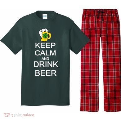 Keep Calm And Drink Beer St. Patrick's Day Pajama Set