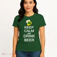 Keep Calm And Drink Beer St. Patrick's Day Women's T-Shirt thumb 4