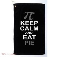 Keep Calm And Eat Pie Golf Towel thumb 0