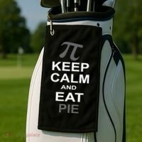 Keep Calm And Eat Pie Golf Towel thumb 2