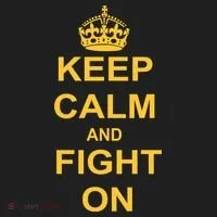 Keep Calm And Fight On Women's Sweatshirt thumb 2