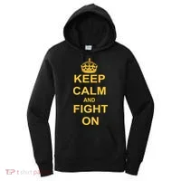 Keep Calm And Fight On Women's Hoodie thumb 0