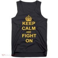 Keep Calm And Fight On Tank Top thumb 0