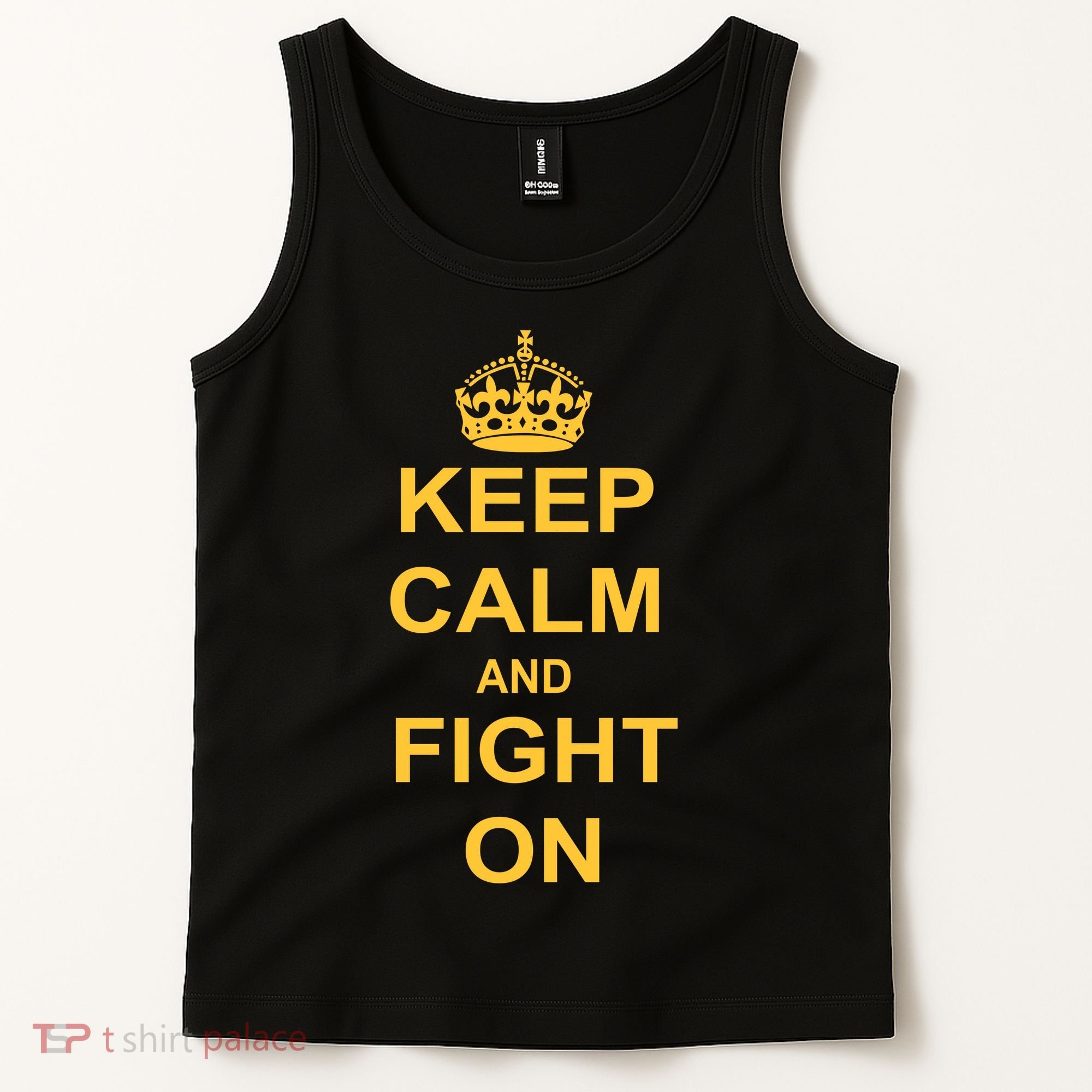 Keep Calm And Fight On Tank Top
