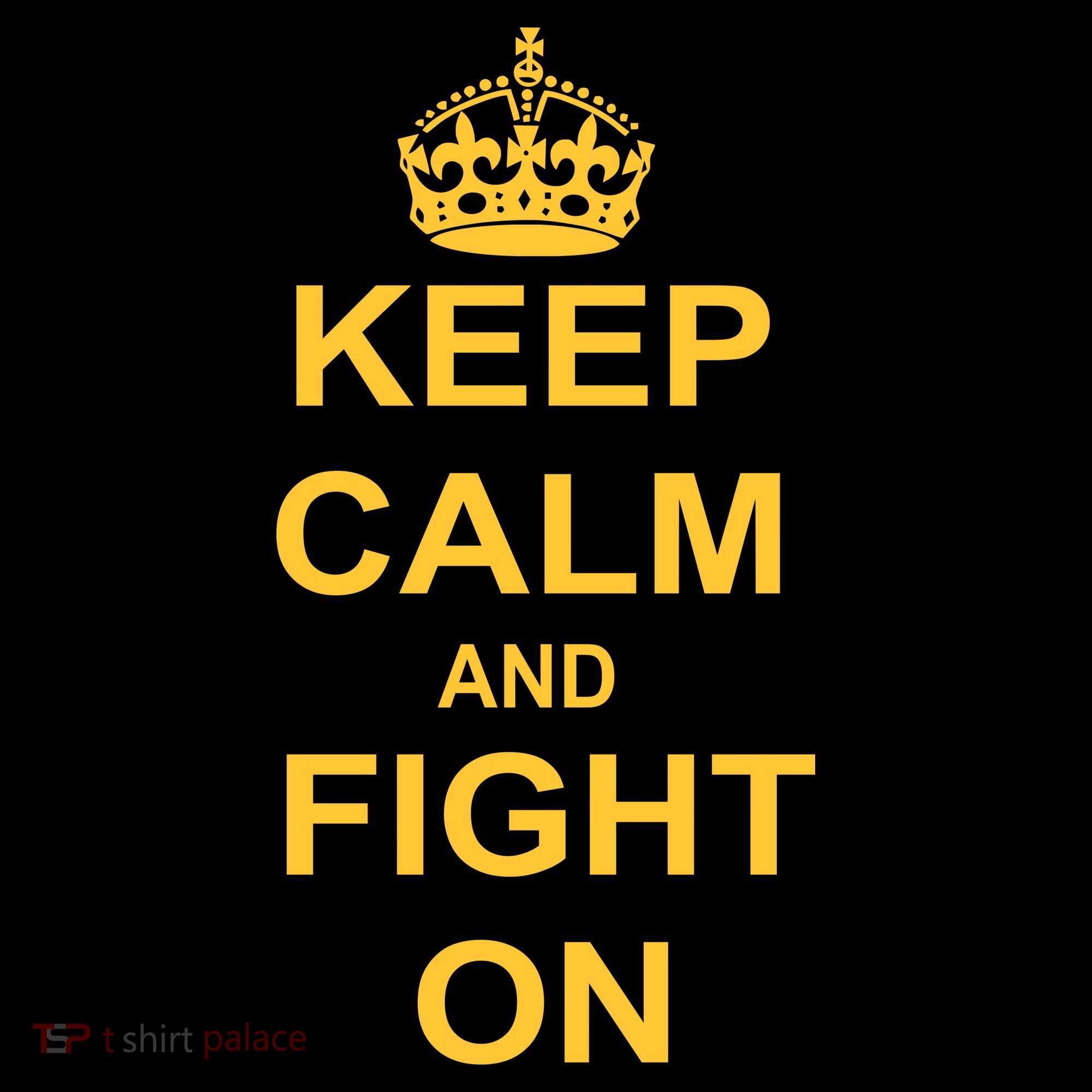 Keep Calm And Fight On Women's Long Sleeve Shirt