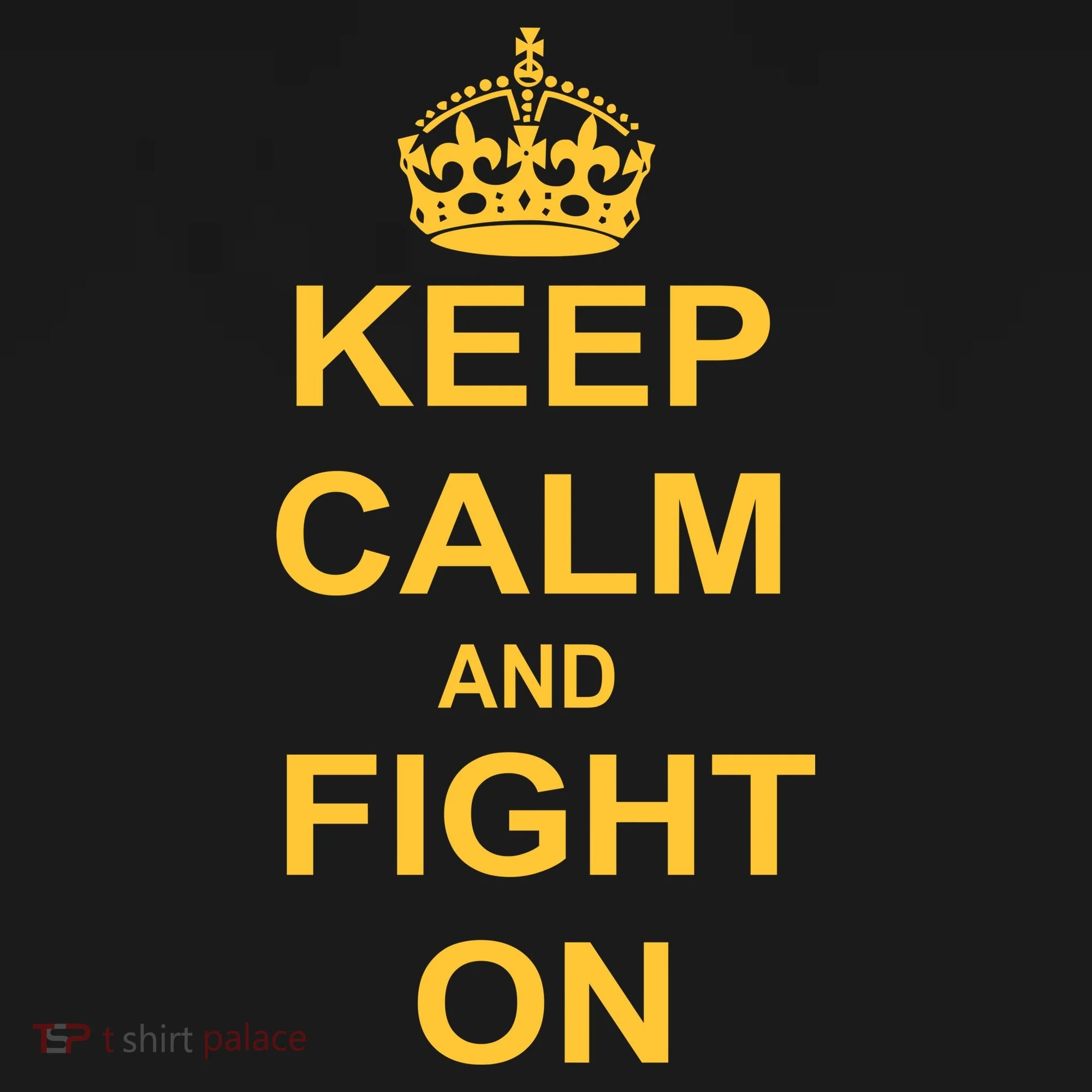Keep Calm And Fight On Kids Long Sleeve Shirt