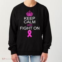 Keep Calm And Fight On Support Women's Sweatshirt thumb 0