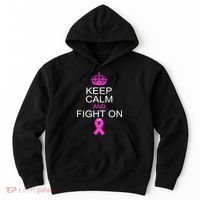 Keep Calm And Fight On Support Hoodie thumb 0