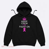 Keep Calm And Fight On Support Hoodie thumb 0