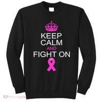 Keep Calm And Fight On Support Sweatshirt thumb 0