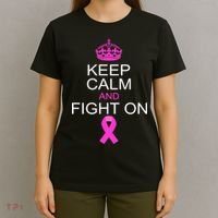 Keep Calm And Fight On Support T-Shirt thumb 4