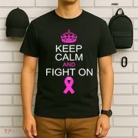 Keep Calm And Fight On Support T-Shirt thumb 6