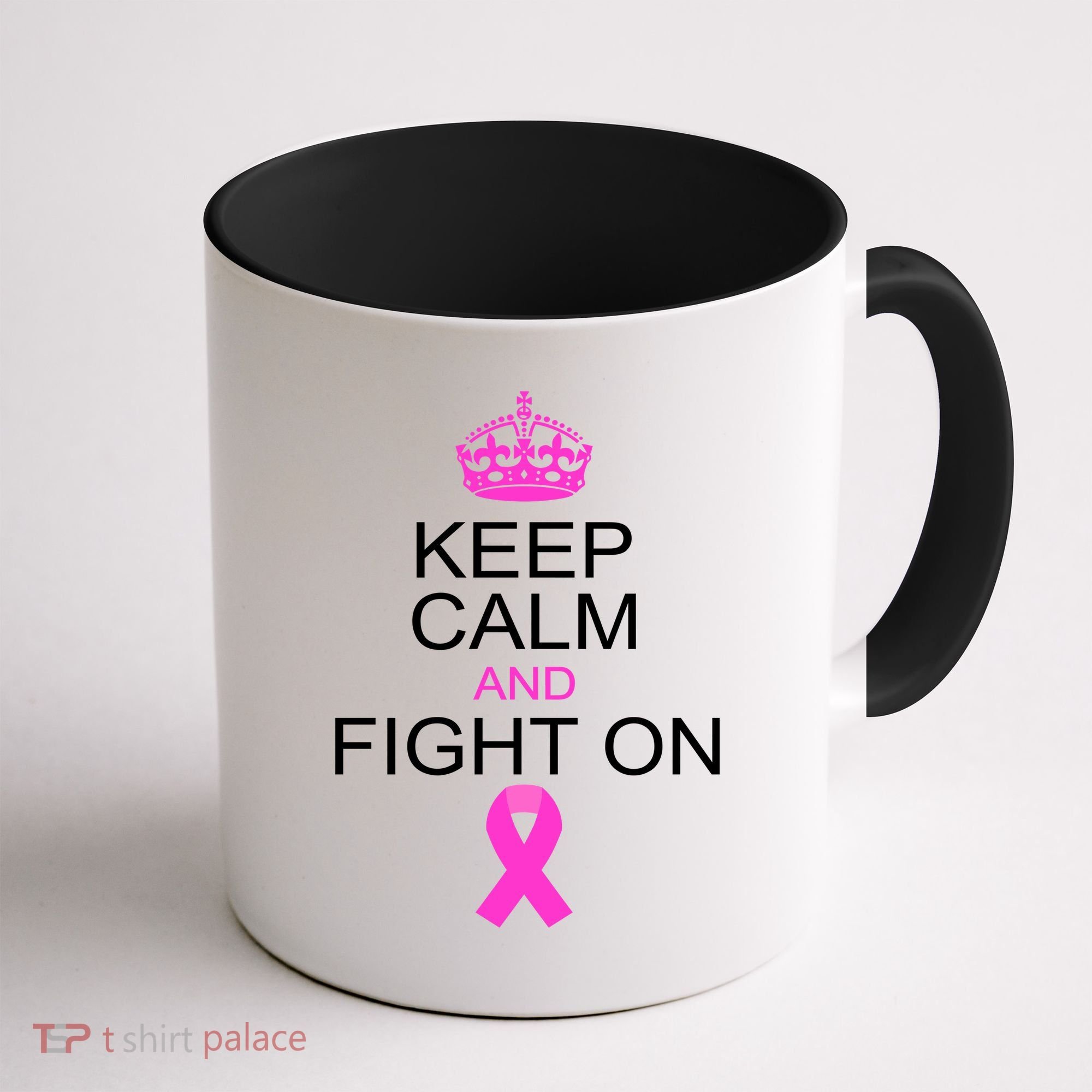 Keep Calm And Fight On Support Coffee Mug
