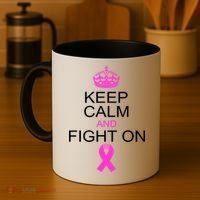 Keep Calm And Fight On Support Coffee Mug thumb 4