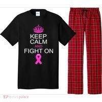 Keep Calm And Fight On Support Pajama Set thumb 0