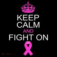 Keep Calm And Fight On Support Women's Hoodie thumb 2
