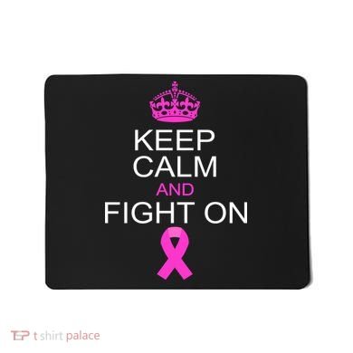 Keep Calm And Fight On Support Mousepad