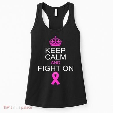 Keep Calm And Fight On Support Women's Tank Top