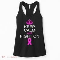 Keep Calm And Fight On Support Women's Tank Top thumb 0