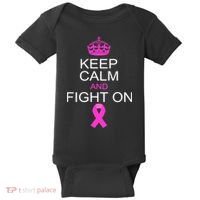 Keep Calm And Fight On Support Baby Bodysuit thumb 0