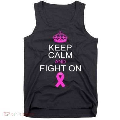 Keep Calm And Fight On Support Tank Top