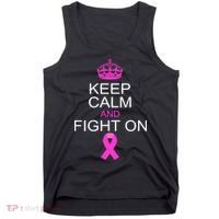 Keep Calm And Fight On Support Tank Top thumb 0