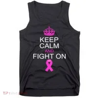 Keep Calm And Fight On Support Tank Top thumb 0