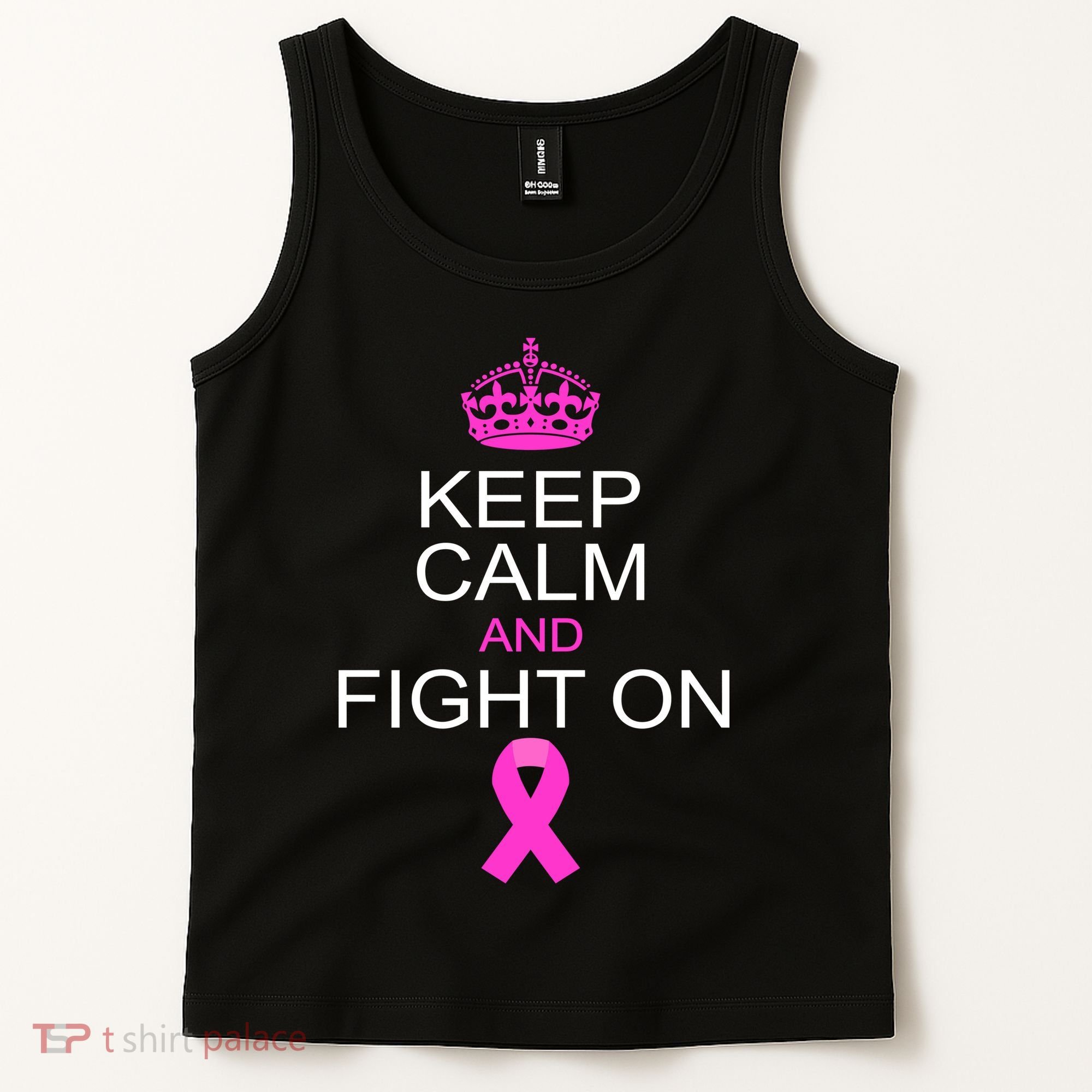 Keep Calm And Fight On Support Tank Top