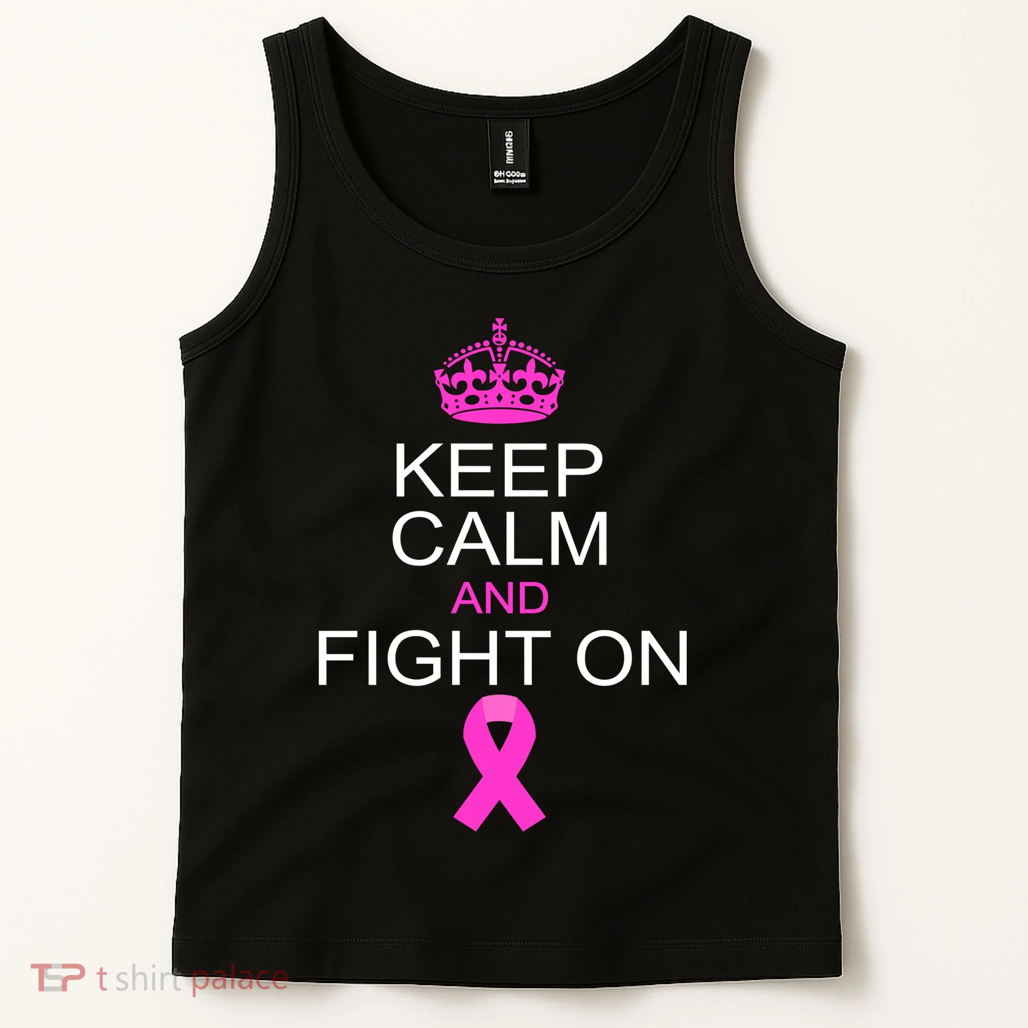 Keep Calm And Fight On Support Tank Top